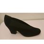 Cefalu Brumabe Black Suede Leather Court Shoes EU35 UK2 Block Heel BNIB  CAN POST Image 4
