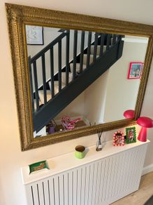 large antique mirror