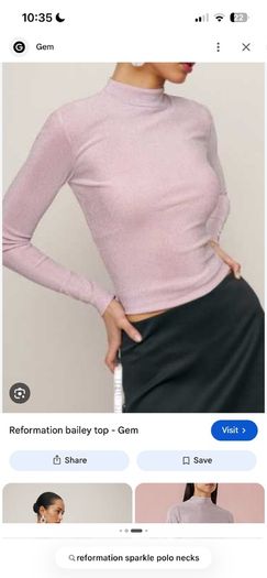 Reformation Bailey turtle neck