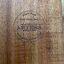 KitchenCraft Natural Elements Acacia Wood Round Serving Paddle Board Image 3