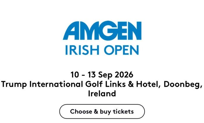 Irish Open 2026, 2 Adult General Admission Tickets (Sat 12th Sep)
