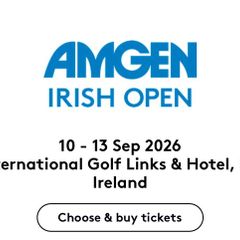 Irish Open 2026, 2 Adult General Admission Tickets (Sat 12th Sep)