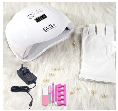LED UV Nail Dryer with 36 Dual Light Source 54W
