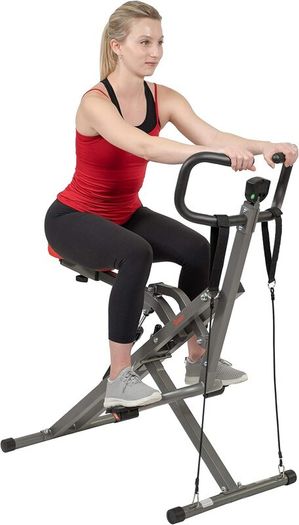 Squat/row pro machine for home gym 'Row-N-Ride'
