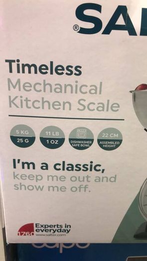 Classic Small Kitchen Scale 5KG Max