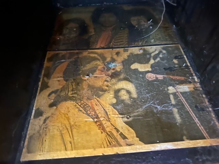 Jimi Hendrix '70's writing bureau.
