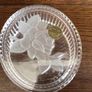 Vintage French lead crystal lidded trinket dish Image 8