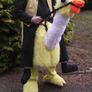 Fancy dress David Brent Emu adult costume Image 4