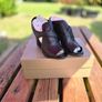 Bruno Premi Black Leather Heeled Sandals, Size EU37, UK4, AV Image 2