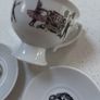 Hendricks Gin Cup and 2 saucers - Charles Dickens Quote -Minds like bodies will ofer fall into a pimpled, ill conditioned state from mere excess of comfort Image 2