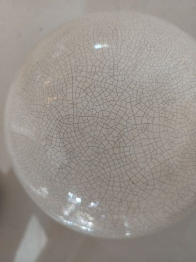 crackle glaze decorative sphere