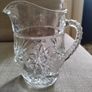 Vintage glass star of David pitcher Image 4