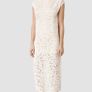 AllSaints Zepetelli Long Cut Out Dress - Size 8 Image 10