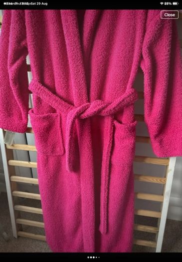 dressing robe bnwt size medium cerise pink skims dupe