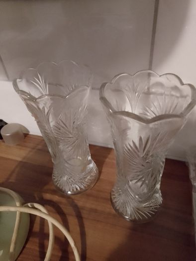 Vintage German Crystal Vases