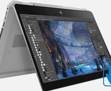 HP ZBook Studio X360 G5 Workstation Gaming Laptop 4K UHD 32GB RAM 500GB NVMe 2-in-1 Touchscreen i7-8850H 8 Cores Nvidia Quadro P2000 4GB Win 11 Pro