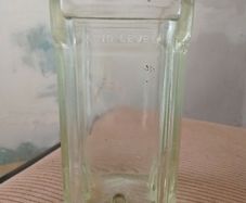 Original vintage British glass battery jar
