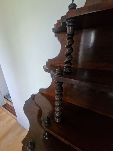 victorian mirrored sideboard/ buffet shelfs