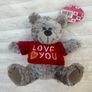 Mini Teddy Bear Love You Koochie Valentine approx. 14 cm. Please see photos Image 5