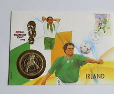 USA WORLD CUP1994 Ireland Coin medal Cover Vintage
