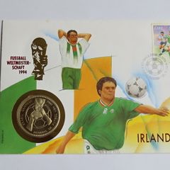 USA WORLD CUP1994 Ireland Coin medal Cover Vintage