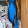 Royal blue debs dress Image 4