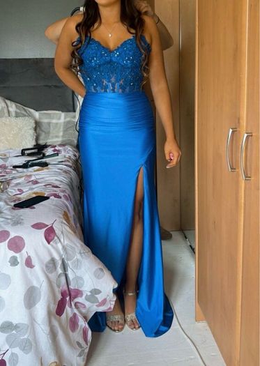 Royal blue debs dress