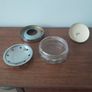 Art Deco Chrome and Bakelite Powder Dish Image 6