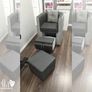 Bespoke Pedicure Chair and small pouf Image 5