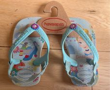 Havaianas Kids' Disney Princess Flip Flops Size 7C EUR 23 EUC