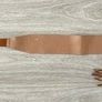 Bershka Tan Faux Suede Fringe Wrap Belt Image 6