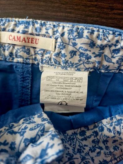 Camaieu chino skirt in light blue s. 10/M