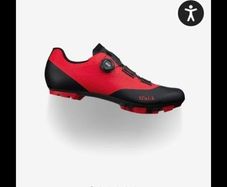 BRAND NEW: Fizik Vento Overcurve X3 MTB/Gravel Shoes - Red - Size 7 UK (41 EU)
