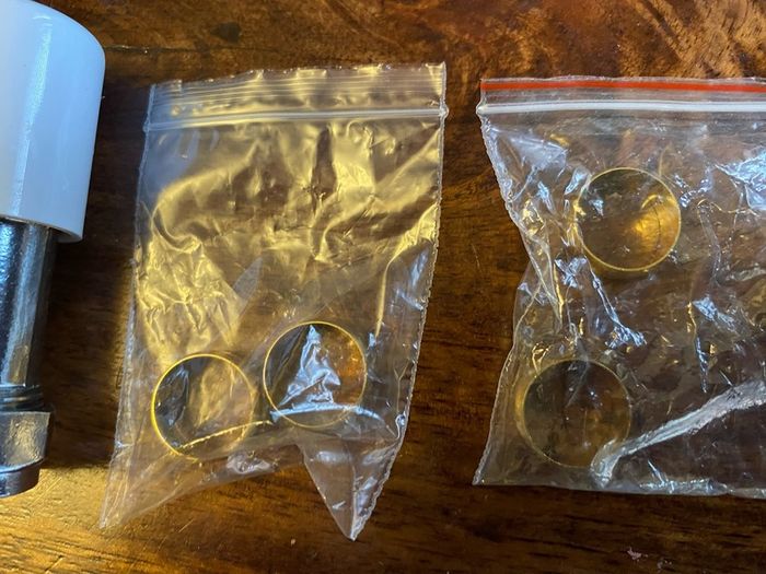 New EPH Radiator 15mm Lock shield Valves & Fittings