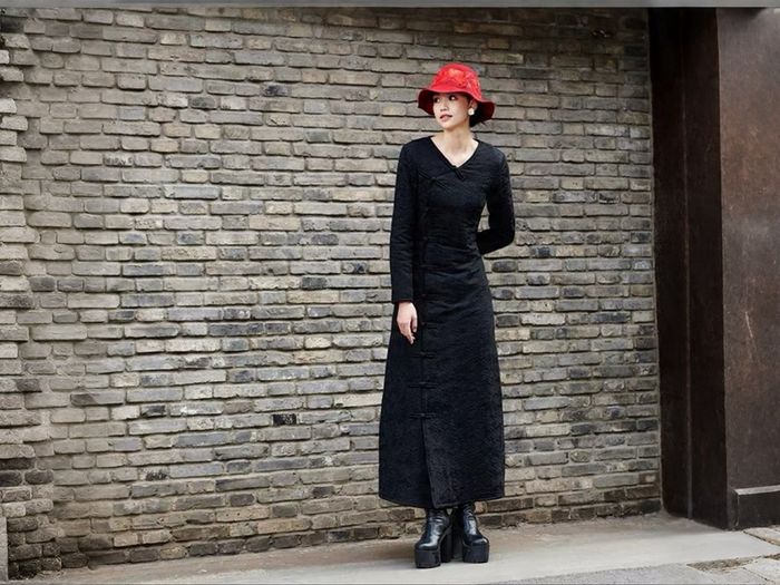 Brand new Designer red wool felt hat
