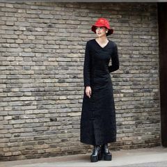 Brand new Designer red wool felt hat