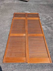 Vented wardrobe doors
