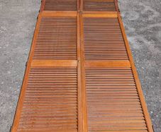 Vented wardrobe doors