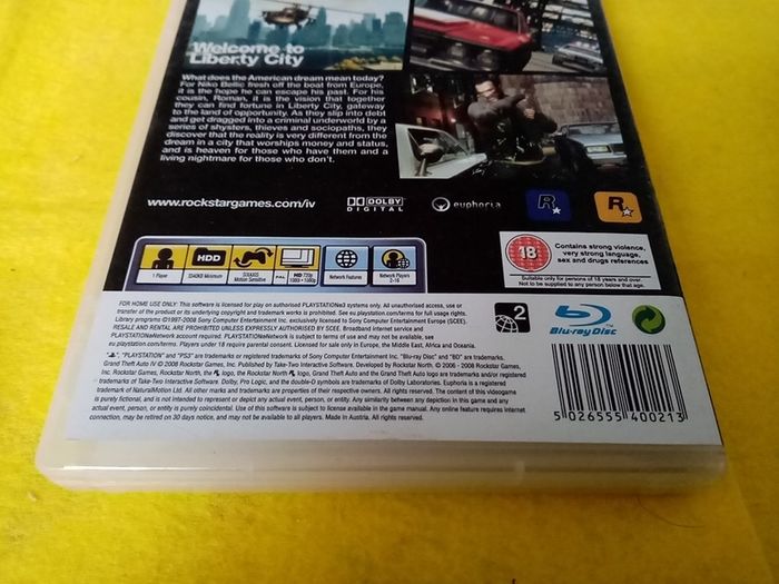 Grand theft auto IV PlayStation 3 Ps3 Games Original