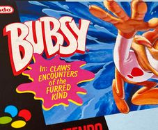 SNES Bubsy Boxed