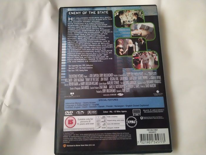 Enemy Of The State Dvd