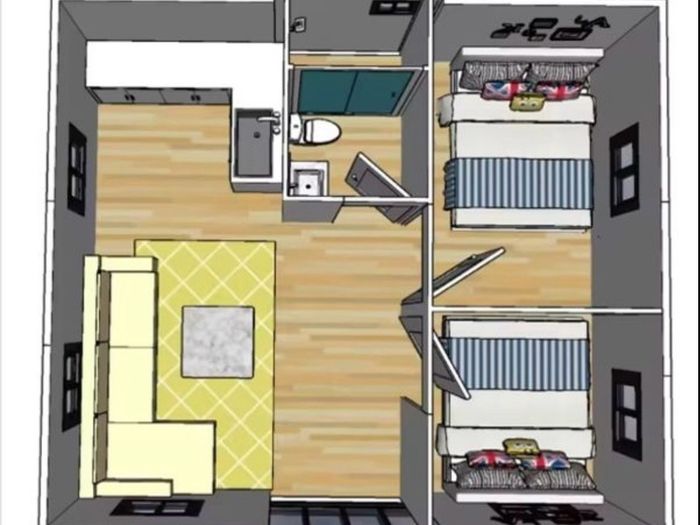 Luxury cabin home/expandable house/granny flat/garden house/tiny home