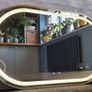 LED Bathroom Mirror Gold Frame Defogger Image 2
