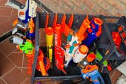Nerf Elite Guns Rack With All Equipments