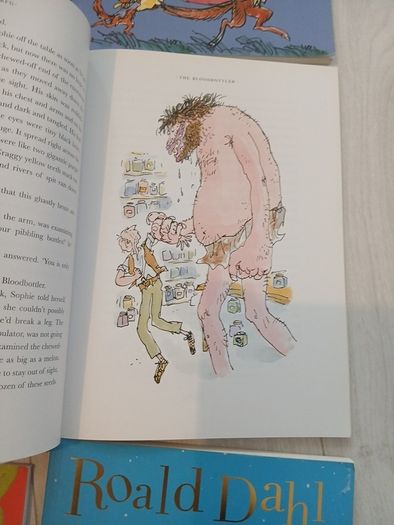 Roald Dahl large coloured illustrated book set