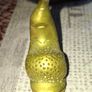 Vintage Solid Brass Candlestick with a Dolphin Balancing a Candle Cup on Tail Fin. Rare. Postage Available or Collection Image 3