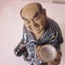Chinese Glazed Pottery  Figure of Beggar 7 inches Image 5