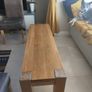 Oak Dining Chairs and Bench for Sale Image 8