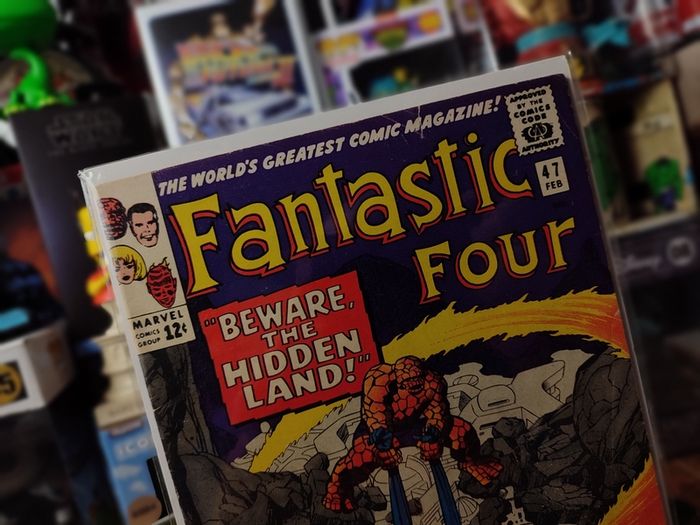 Fantastic Four ! Issue #47 ! by Stan Lee and Jack Kirby !! 1st App of Maximus the Mad ! 1st App of the Great Refuge Aka Attilan ! Silver Age Comic from 1966 ! by Marvel !