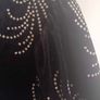 Gallery Black Velvet Dress  with silver embellishments Image 2